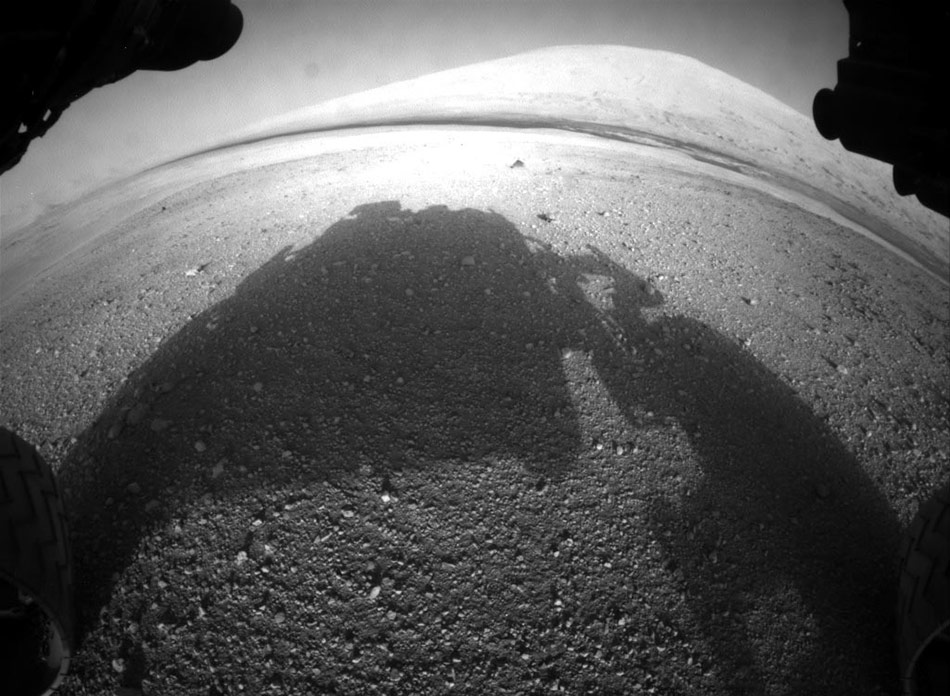 Марсоход Curiosity. Вид от первого лица
