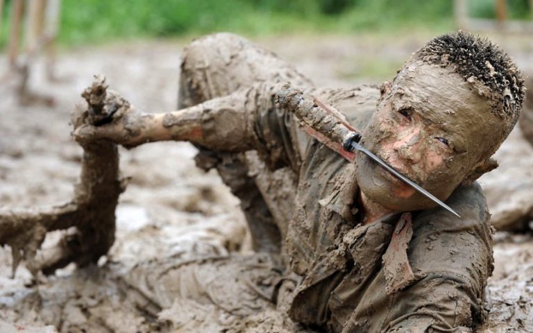Military Men Working In Polesine. Polesine Flood. Italian So