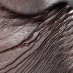 Дюны в кратере Рассела на Марсе