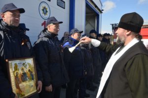 23 апреля 2015 в сельском поселении Чеускино Ханты-Мансийского автономного округа-Югры состоялось открытие и освящение пожарной части