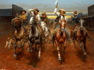 ковбой, Техас, Дикий Запад