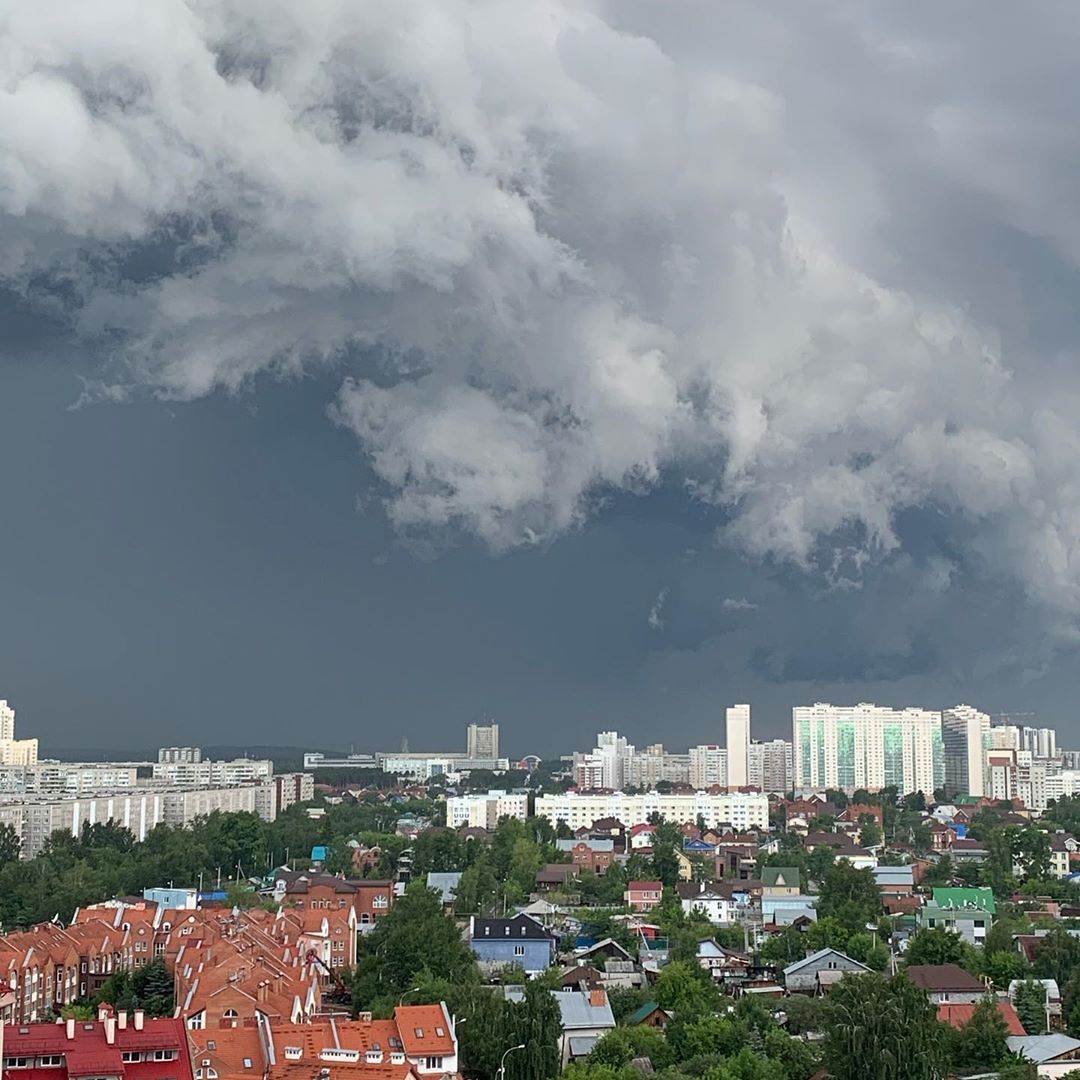 гроза в москве вчера